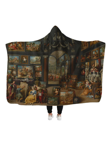Apelles Painting Campaspe Kapşonlu Battaniye - artucky.com