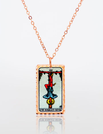 The Hanged Man Asılan Adam Tarot Kartı Kolye