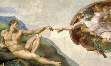 Michelangelo ve Ademin Yaratılışı Tablosu