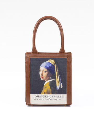 Vermeer Girl with A Pearl Earring Tablo Çanta