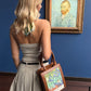 Van Gogh Irises Tablo Çanta
