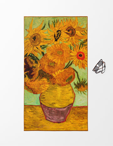 Van Gogh Sunflowers Plaj Havlusu