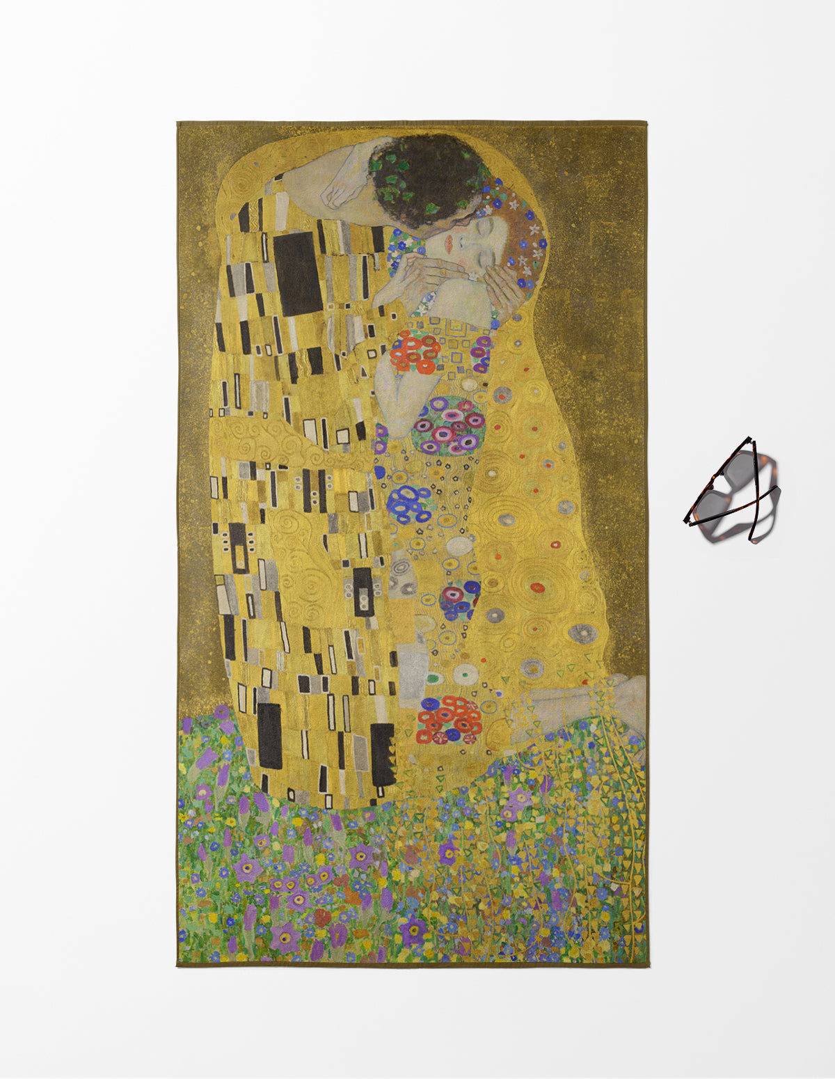 The Kiss Painting by Gustav Klimt Plaj Havlusu