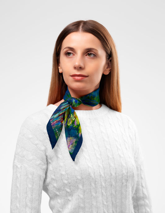 Monet Water Lilies Fular