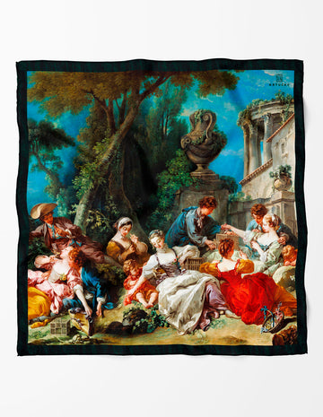 François Boucher The Bird Catchers Fular