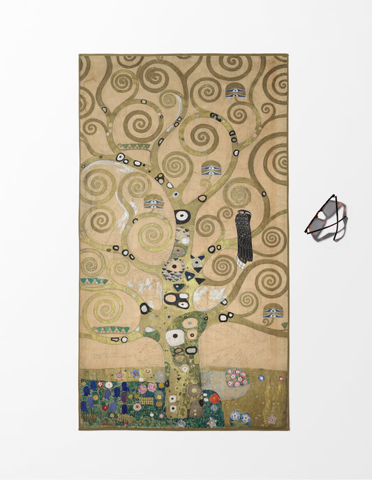 Gustav Klimt Tree of Life Plaj Havlusu