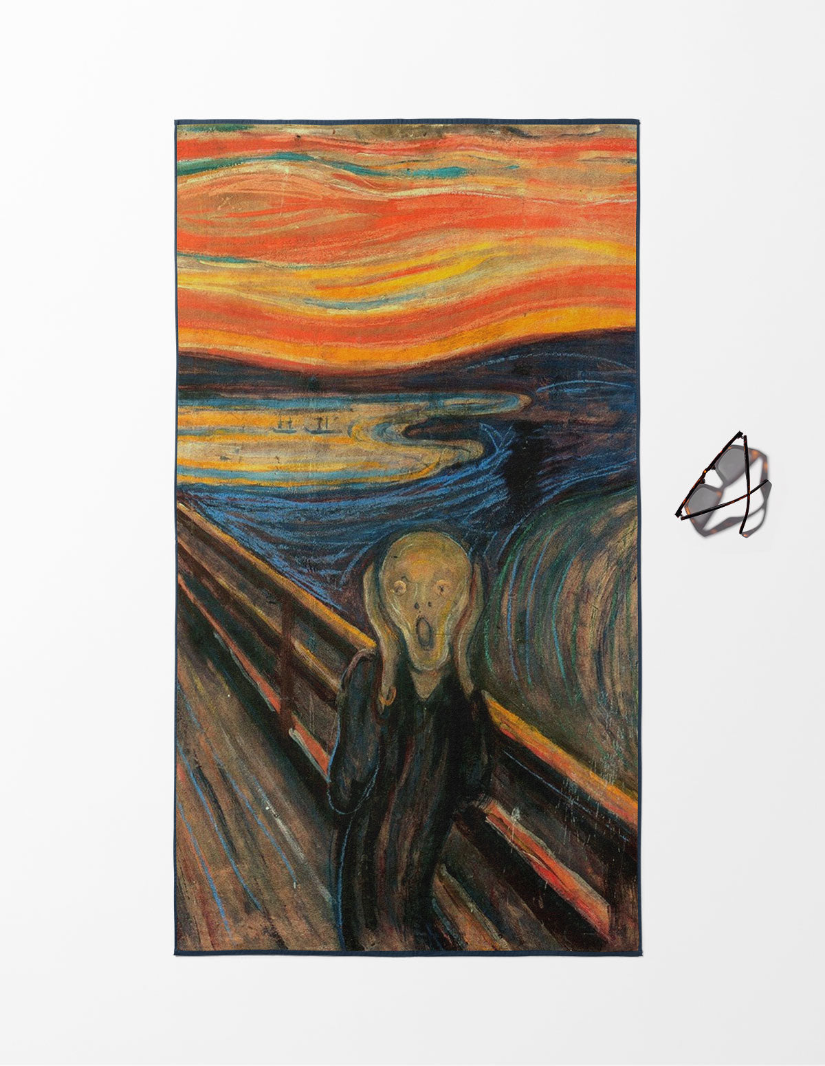 The Scream, 1893 by Edvard Munch Plaj Havlusu