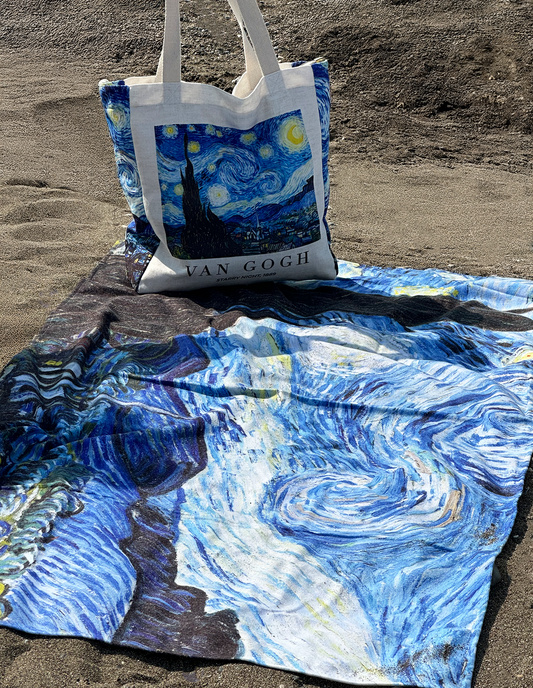 Van Gogh Starry Night Plaj Havlusu