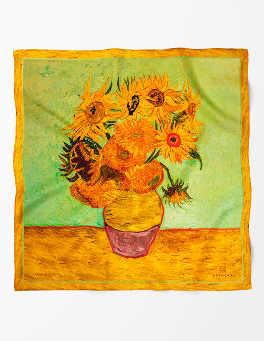 Van Gogh Sunflowers Fular