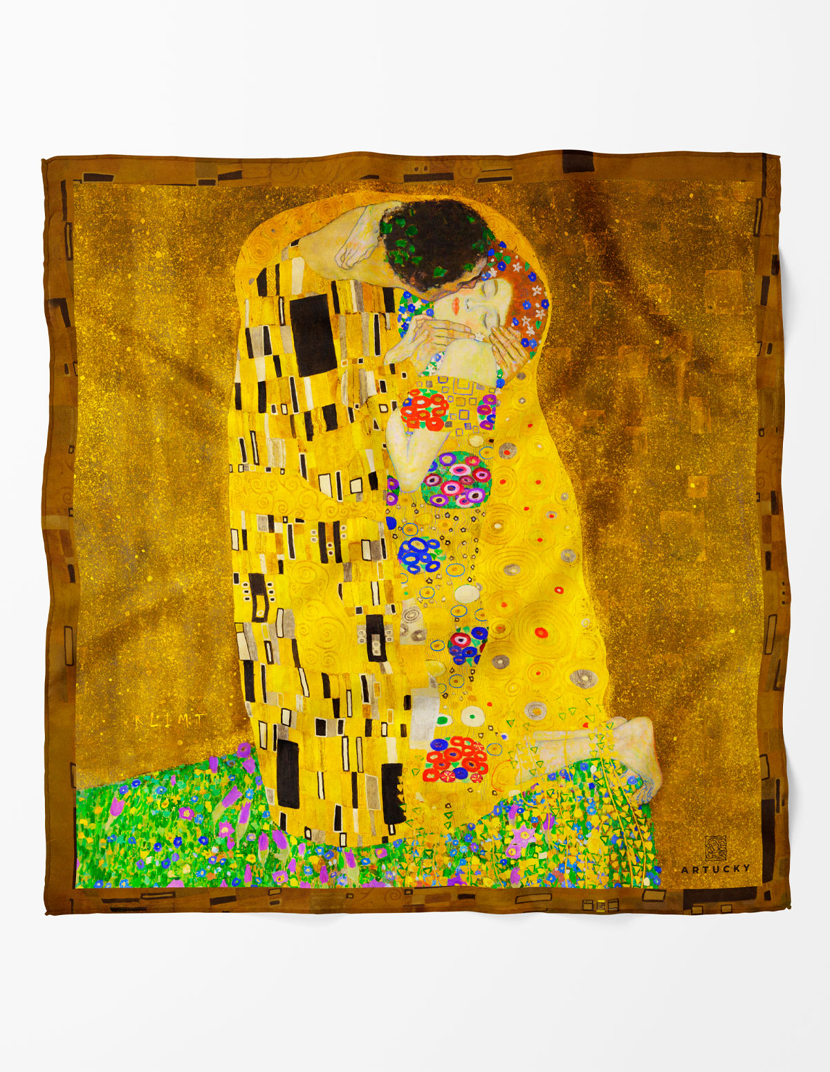 Gustav Klimt The Kiss Fular