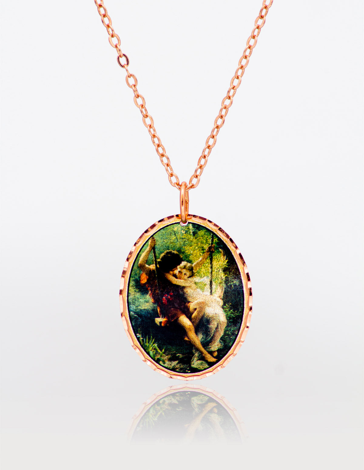 Pierre Auguste Cot Springtime Kolye