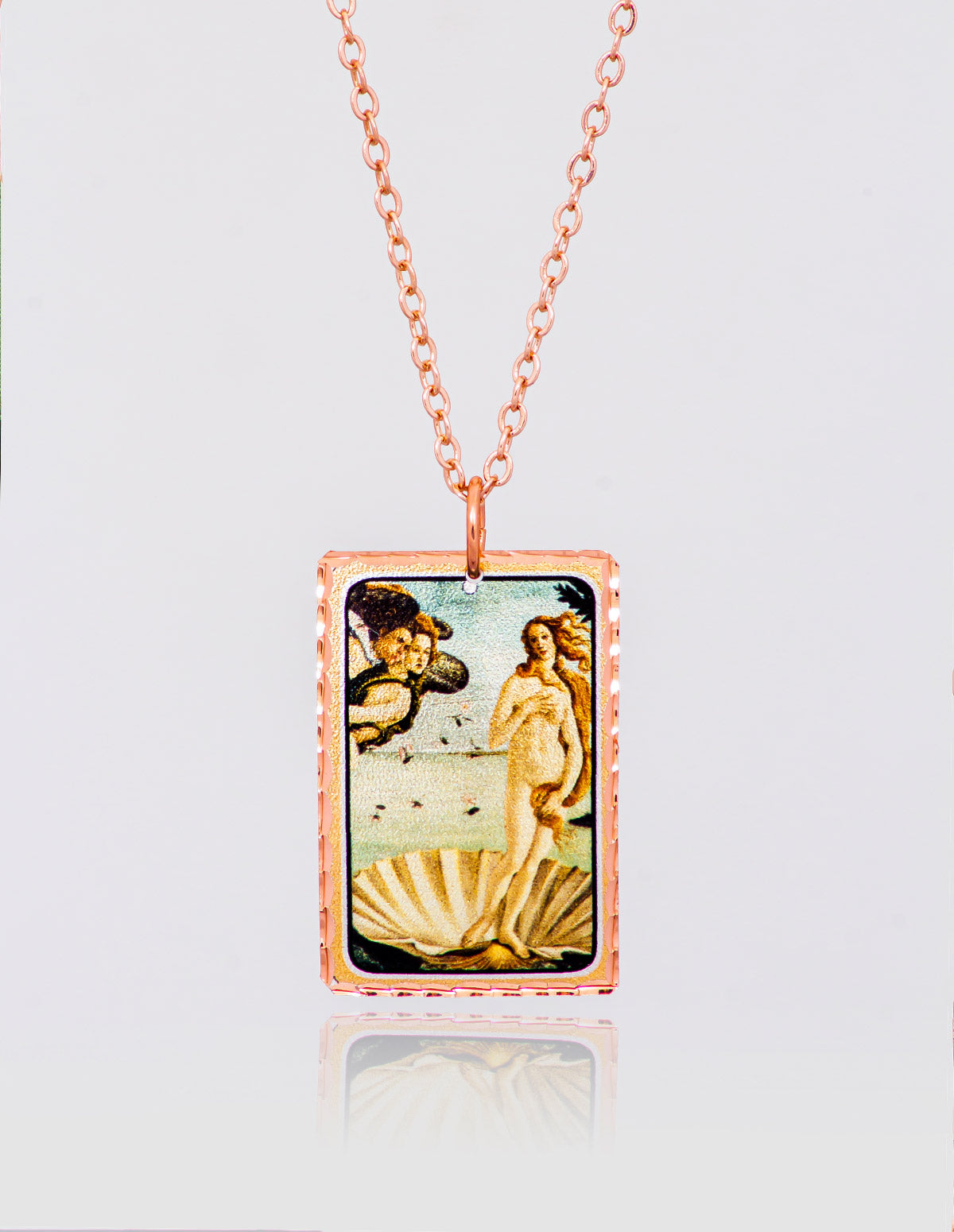 Sandro Botticelli The Birth of Venus Rectangle Kolye