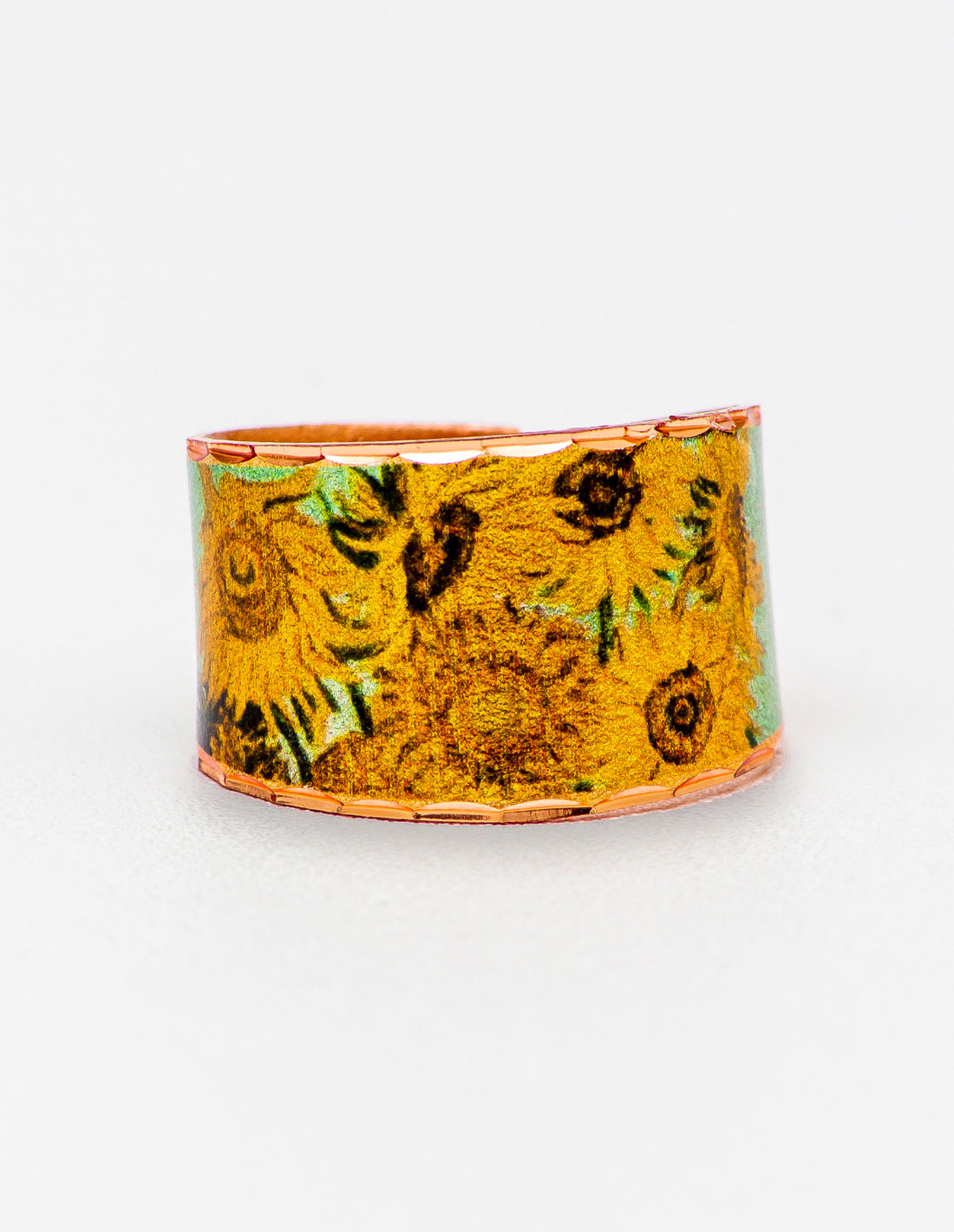 Van Gogh Sunflowers Tablo Tasarım Yüzük