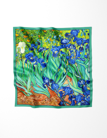 Van Gogh Irises Fular