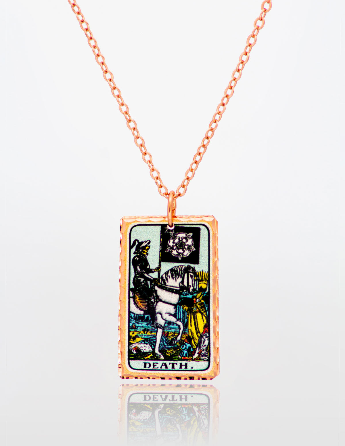 Death Ölüm Tarot Kartı Kolye