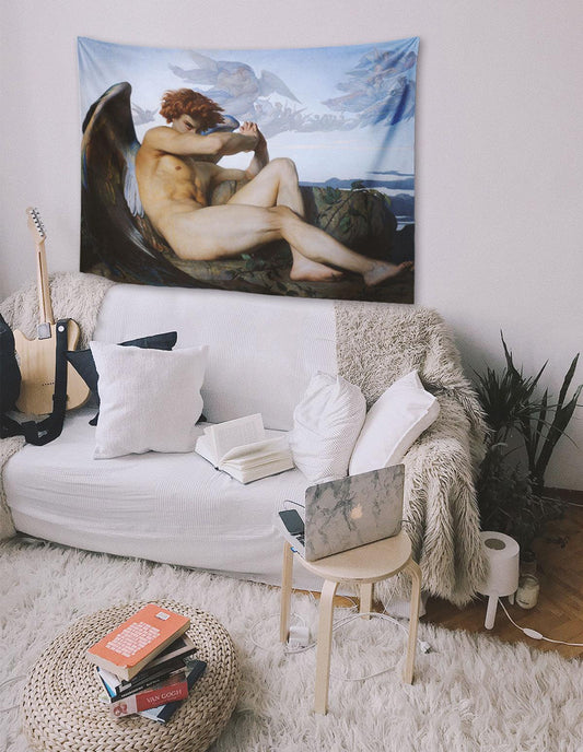 Fallen Angel Sanat Eseri Duvar Örtüsü