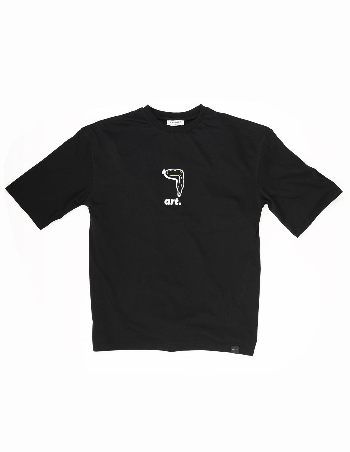 Salvador Dali 1904, Oversize Siyah T-Shirt