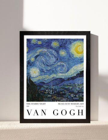 The Starry Night 1889, Vincent van Gogh