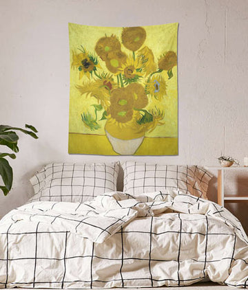 Van Gogh Sunflowers Tablo Duvar Örtüsü