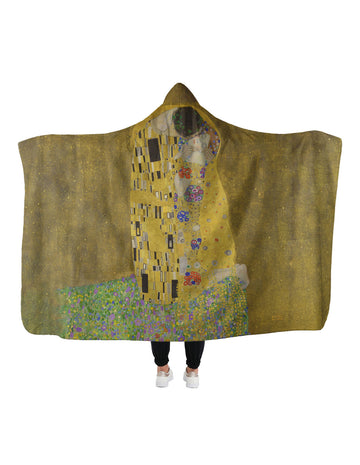 Gustav Klimt The Kiss Kapşonlu Battaniye