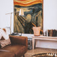 The Scream Çığlık Edvard Munch Tablo Duvar Örtüsü