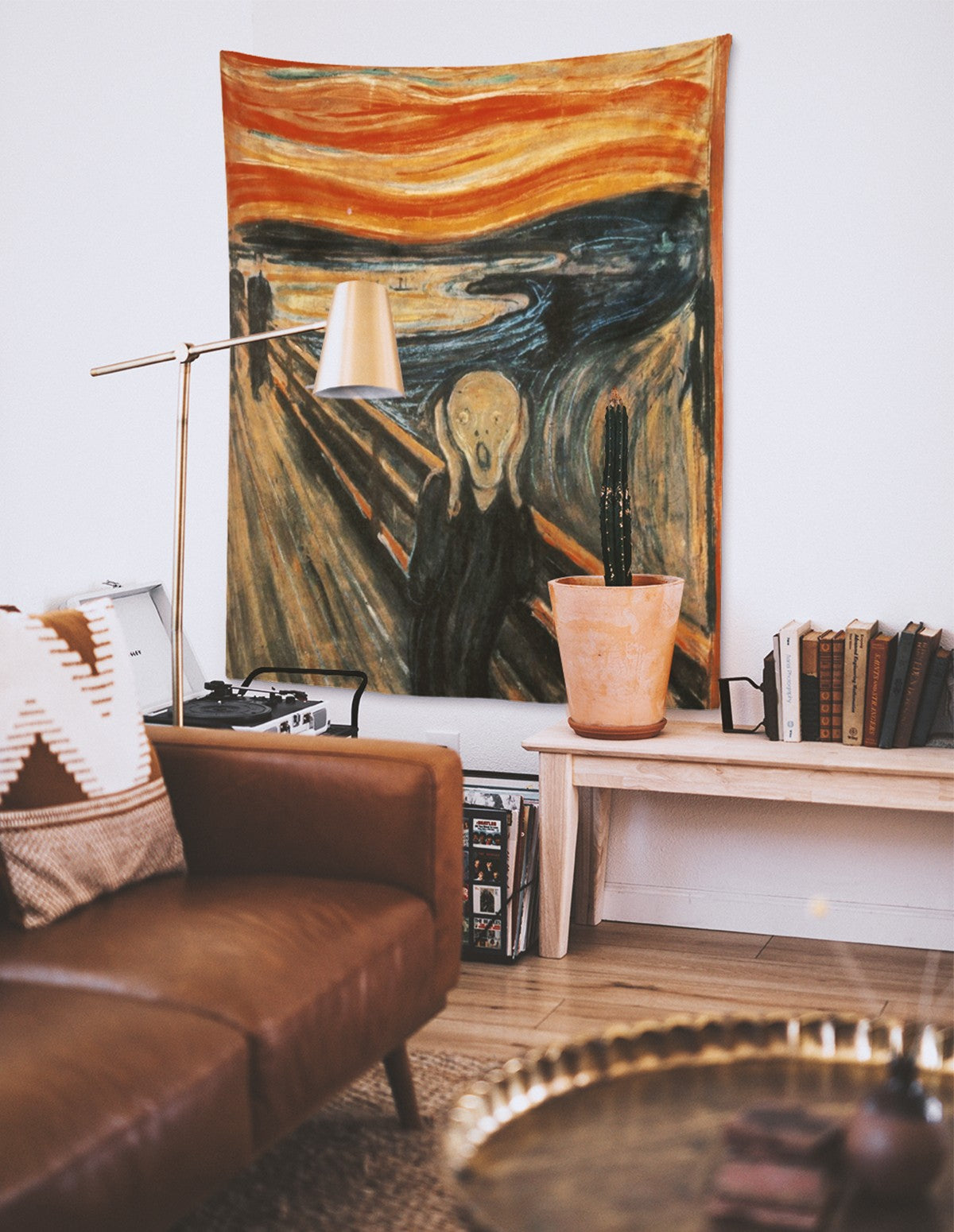 The Scream Çığlık Edvard Munch Tablo Duvar Örtüsü