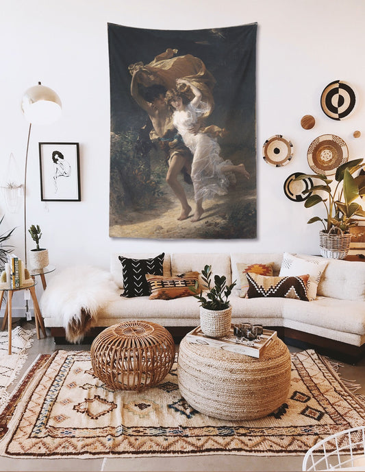 The Storm - Pierre Auguste Cot Tablo Duvar Örtüsü